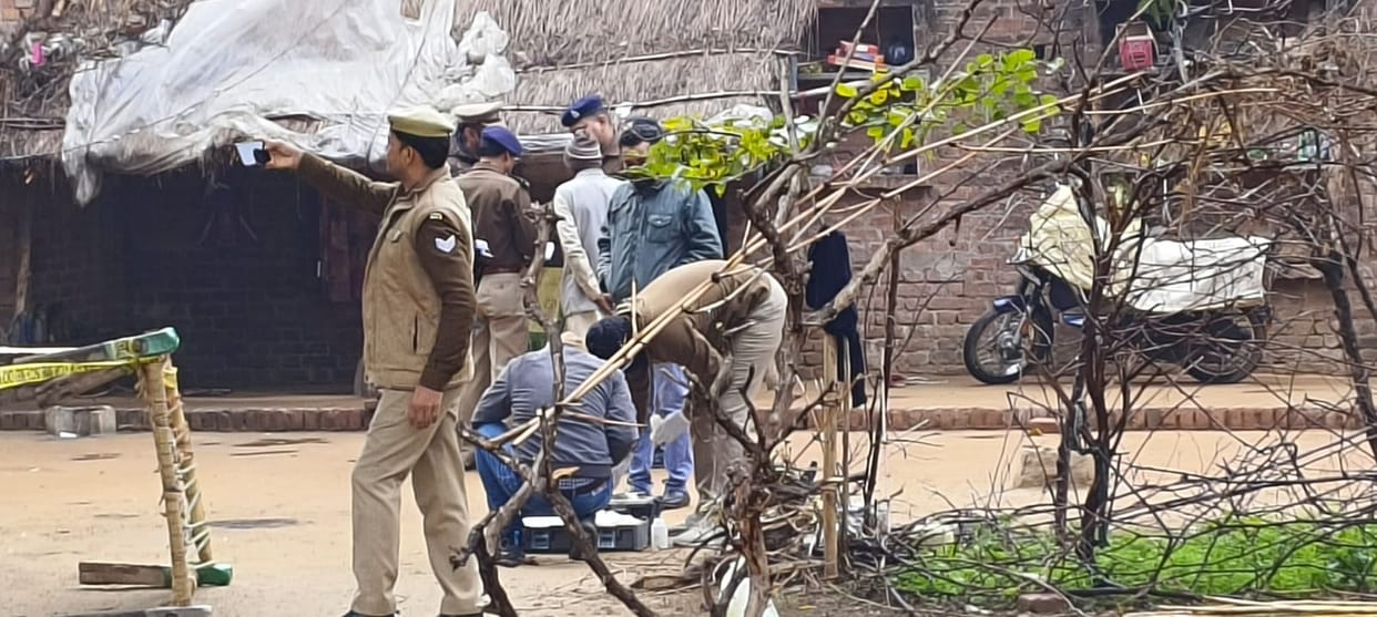 Couple brutally murdered with a shovel over a land dispute, bodies with their throats cut were lying outside t
