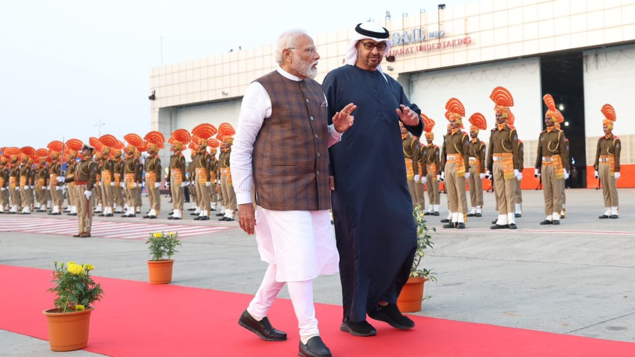 PM Modi and UAE President hold bilateral meeting ahead of Vibrant Gujarat Summit, MOU signed