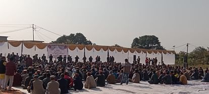 Dehradun News Mahapanchayat against drugs in Vikasnagar Huge Crowd of people Gathered