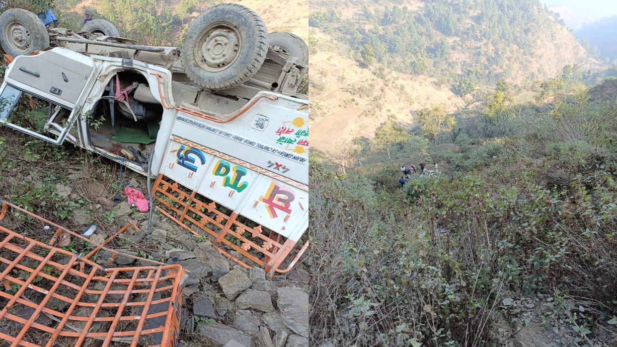 Road accident in Sirmaur on Bobri-Bashwa Road