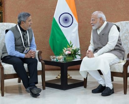 PM Narendra Modi meets top CEOs, discusses made-in-India vehicles to green hydrogen