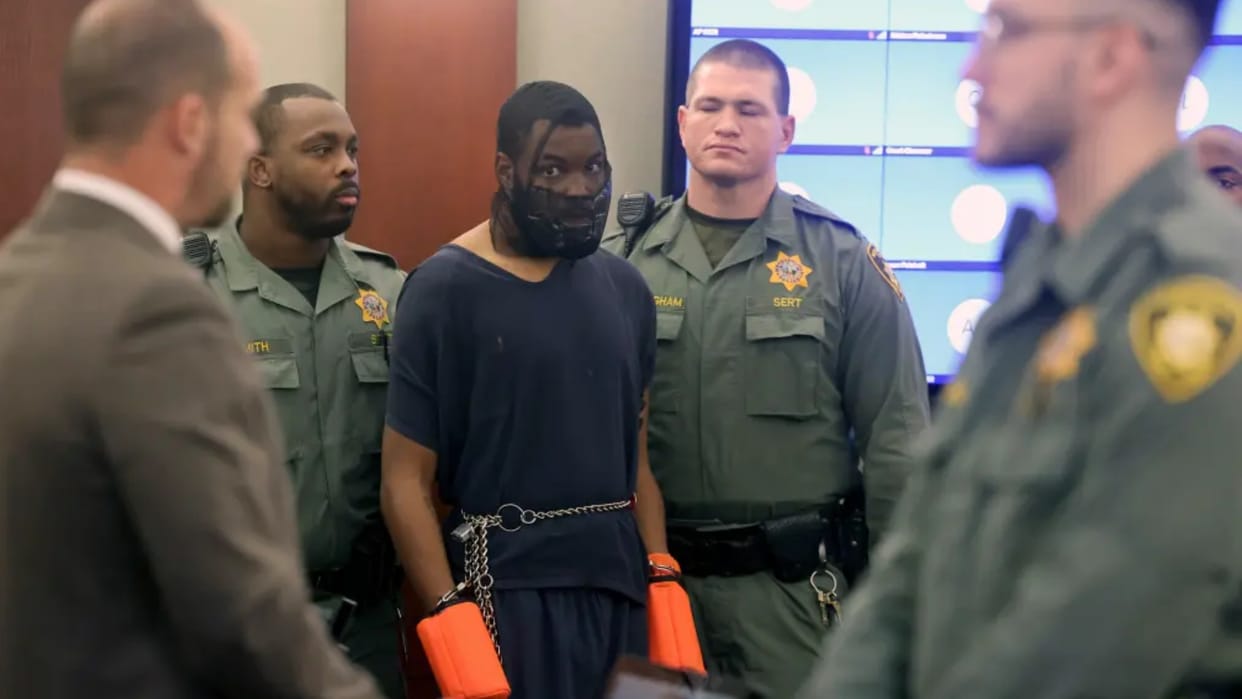 USA man who attacked woman judge in courtroom appear again before her in mask shackled