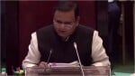 विधायकों की अयोग्यता पर फैसला सुनाते हुए विधानसभा स्पीकर राहुल नार्वेकर।