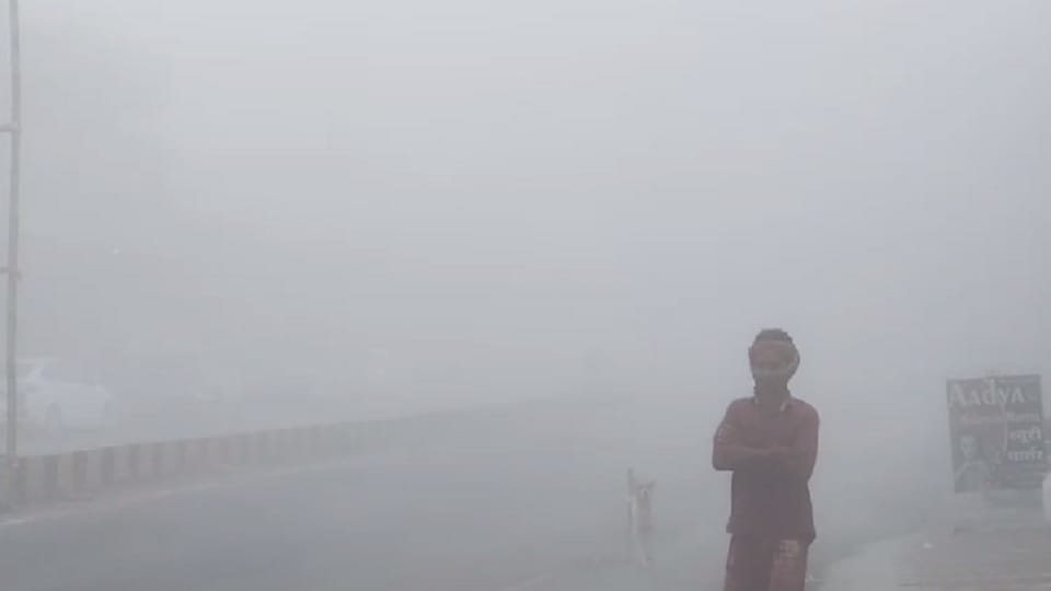 Severe cold with dense fog in Gaurela Pendra Marwahi