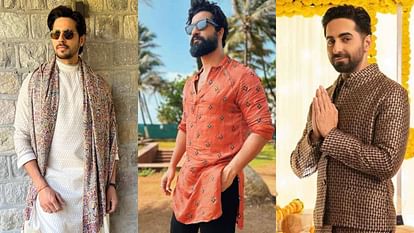 Lohri 2024 trendy outfit for lohri inspired by varun Dhawan to shahid kapoor