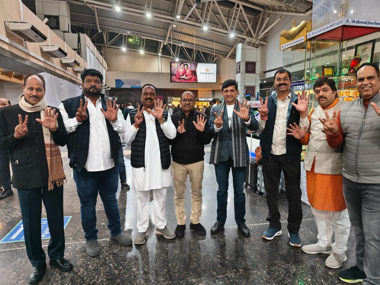 Indore: Cleanliness award ceremony on Thursday, Mayor reached Delhi to receive the award for the seventh time