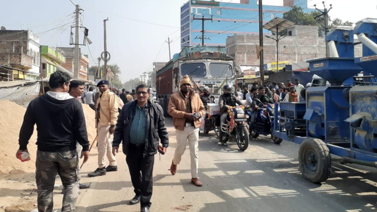 Jamui Road Accident Two people died in separate road accidents
