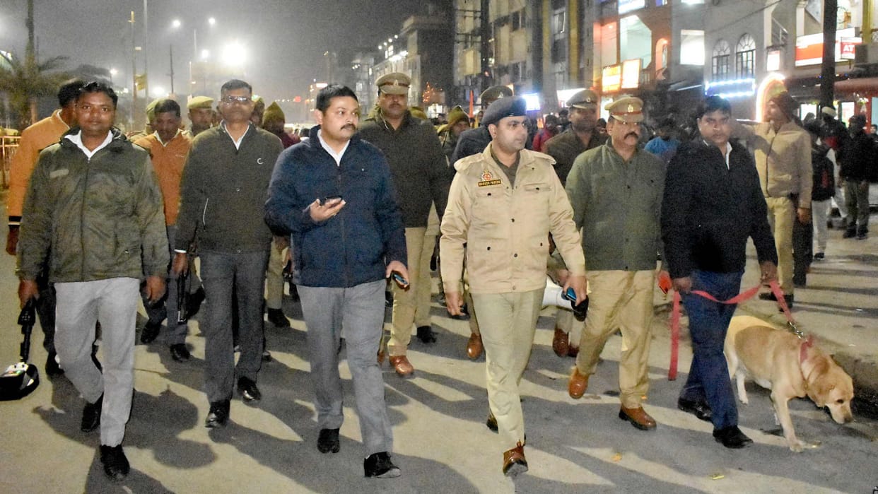 Security checked by checking hotel and railway station