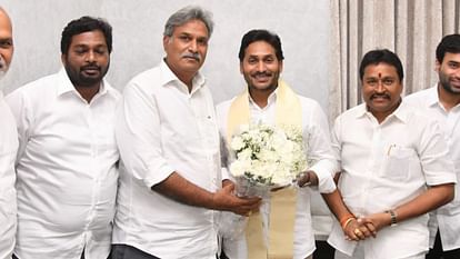 Andhra Pradesh Polls MP Kesineni Srinivas resigns from TDP, Parliament, Meets YSRCP chief Jagan Mohan Reddy