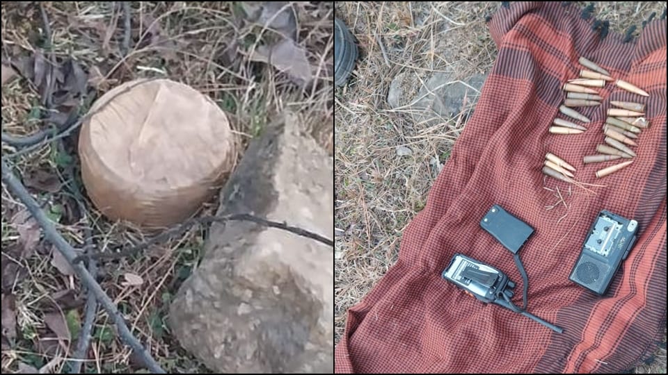 Jammu Kashmir: Rajouri four tiffin IEDs and ammunition recovered in manjakot