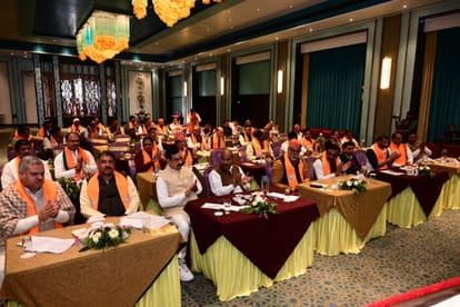 Important meeting of ruling organization held in Sehore, BJP set the target of winning all 29 Lok Sabha seats