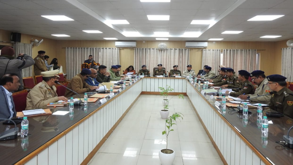 An important meeting of police officers of five states was held in Saharanpur regarding Lok Sabha elections