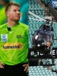 David Warner, BBL 2024, BBL Match, David Warner Helicopter, Watch Video