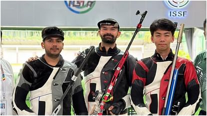 Asian Shooting Championship: अखिल को स्वर्ण, ऐश्वर्य को रजत; 50 मीटर थ्री पोजीशन टीम में भी भारत को सोना Akhil gold, Aishwarya silver; India won gold in 50 meter three position team Asian Shooting Championship