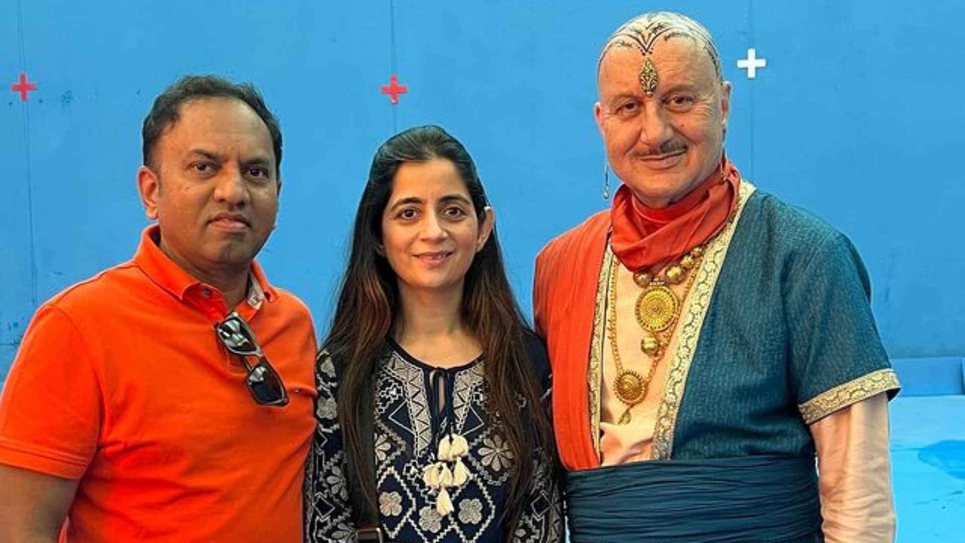 Anupam kher wraps up shooting of Chhota Bheem shares pics from film set writes an emotional note for team