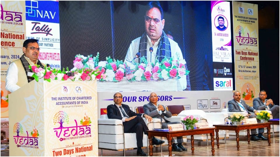 CM Bhajanlal Sharma says CAs role important in country economy