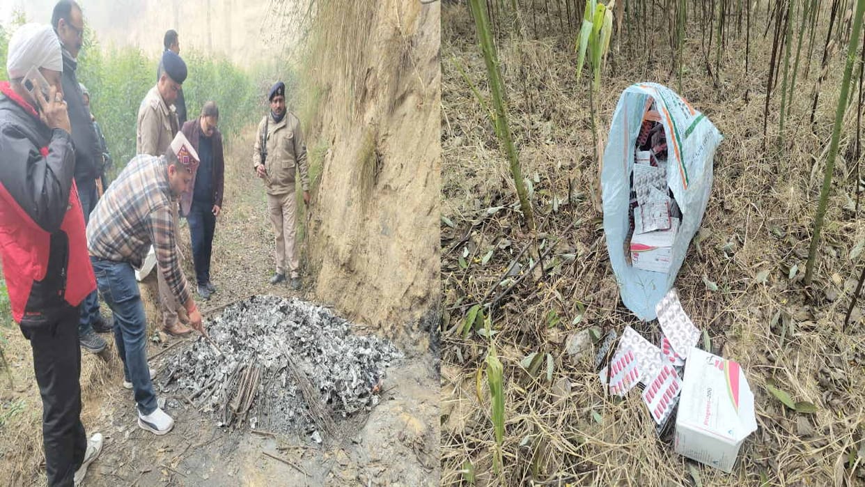 Police raid in Mehatpur pharmaceutical factory, samples for medicines