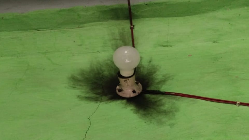 Appliances in houses blown up due to high voltage current