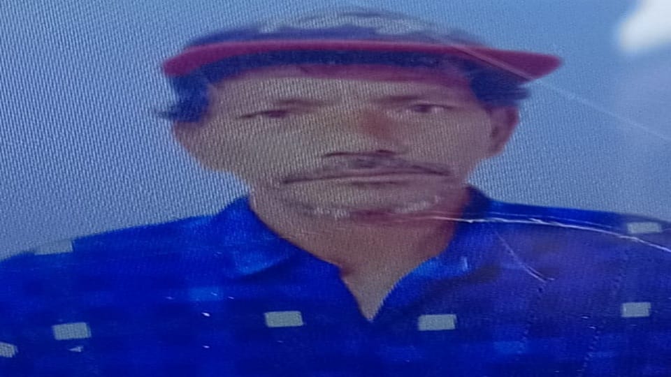 The elephant crushed the villager to death in khatima