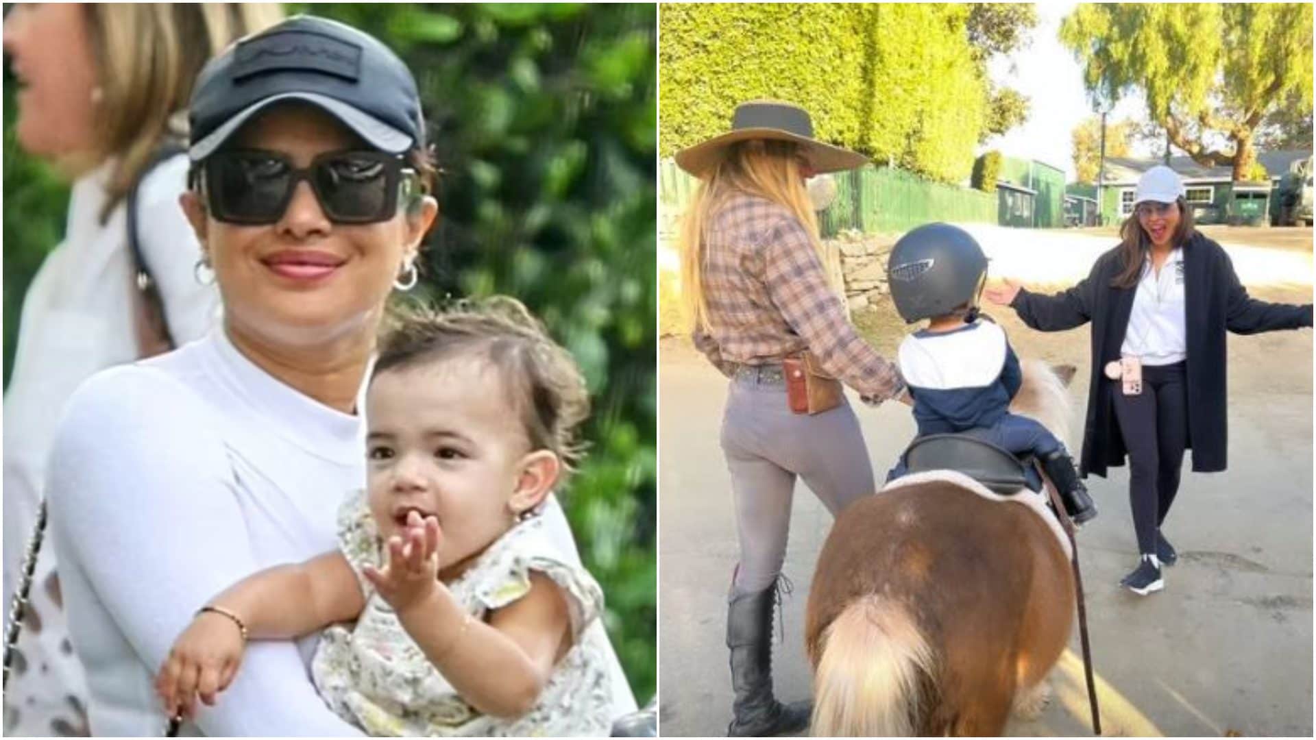 Priyanka Chopra and Nick Jonas daughter Malti Marie learns clicking selfies actress shares Photos see here
