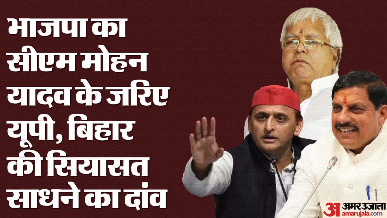 Politics: BJP will use Madhya Pradesh CM Mohan yadav to woo yadav voters of UP and Bihar