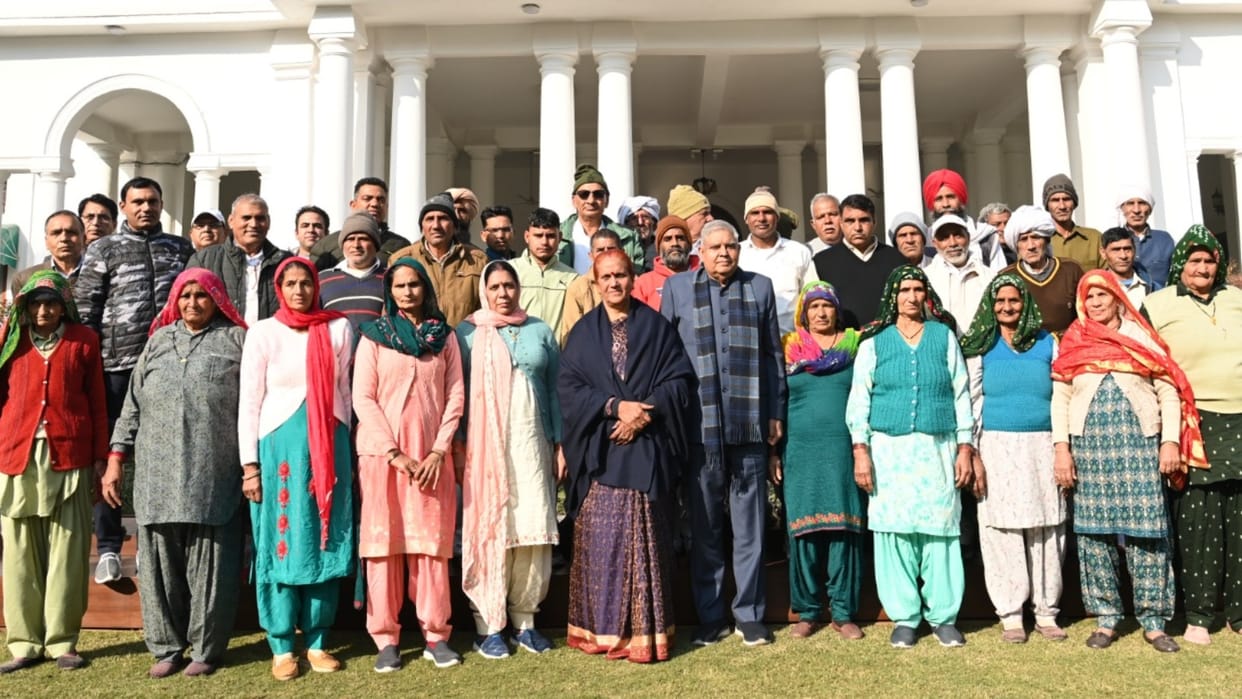 Haryana: Farmers of Hisar visited Parliament House