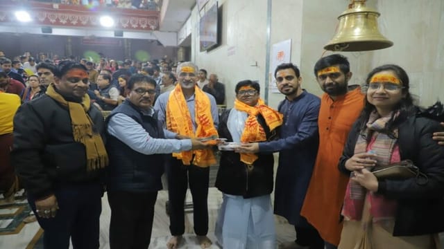 महाकाल मंदिर की व्यवस्थाओं से खुश हुए श्रद्धालु