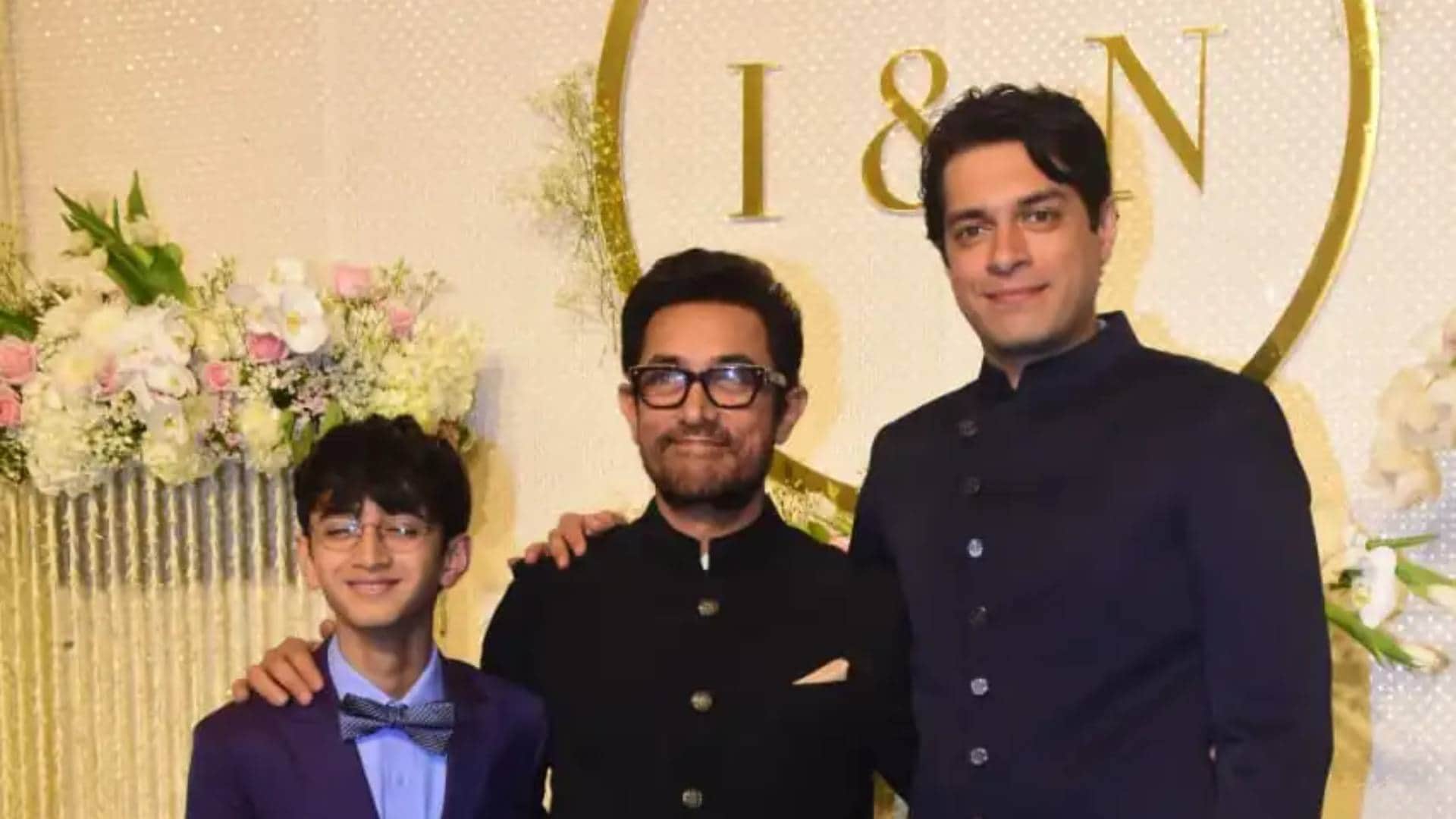 Ira Khan Nupur Shikhare Reception First Look goes viral On Internet many Bollywood celebs Attend the party