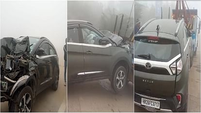 mathura Road Accident On Yamuna Expressway Due To Fog News In Hindi