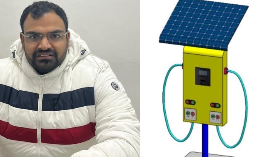 Energy will be collected according to movement of Sun E-vehicles will be charged Mahendragarh research