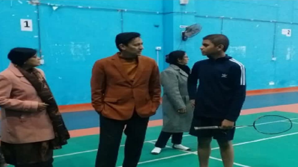 Kumaon Commissioner Deepak Rawat inspected the sports stadium in haldwani