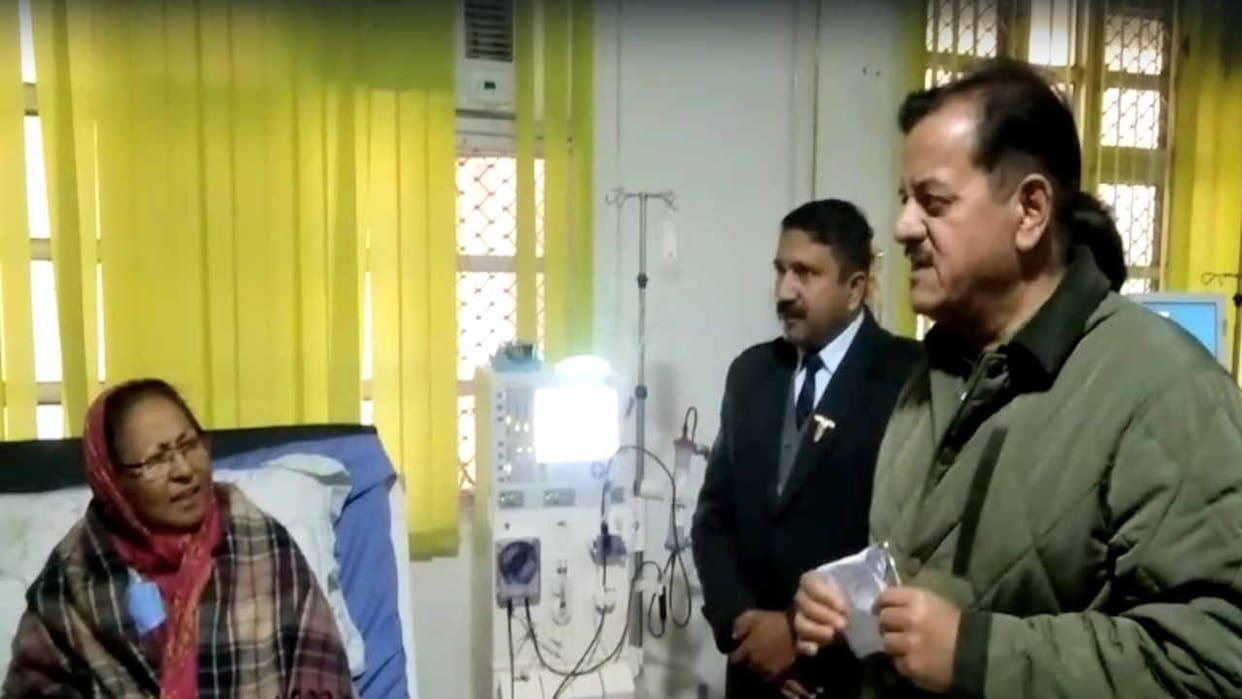 Dialysis service started in Kullu Hospital, Hans Foundation gets the responsibility