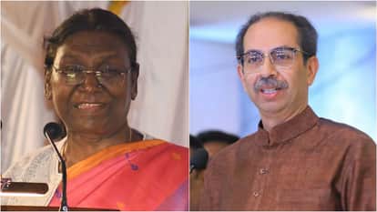 राष्ट्रपति द्रौपदी मुर्मू और महाराष्ट्र के पूर्व सीएम उद्धव ठाकरे (फाइल)