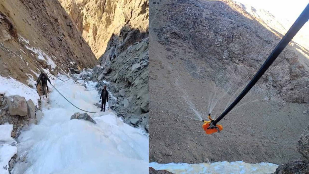 People of Hango village in Kinnaur created artificial glacier to get rid of water problem.