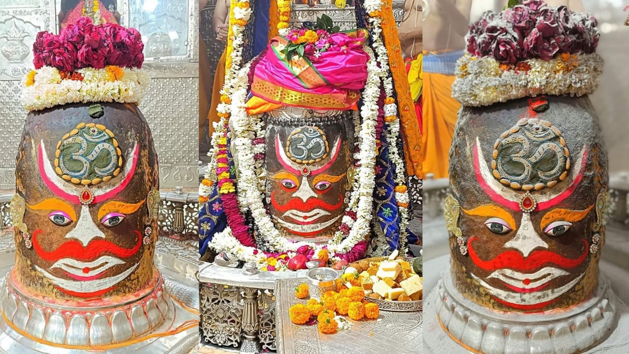 Baba Mahakal Ujjain Mahakal dressed as a groom