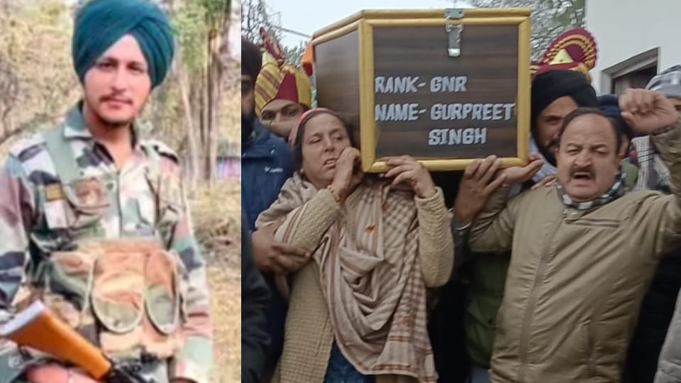 Soldier of Gurdaspur martyred in Gulmarg sector of Jammu and Kashmir