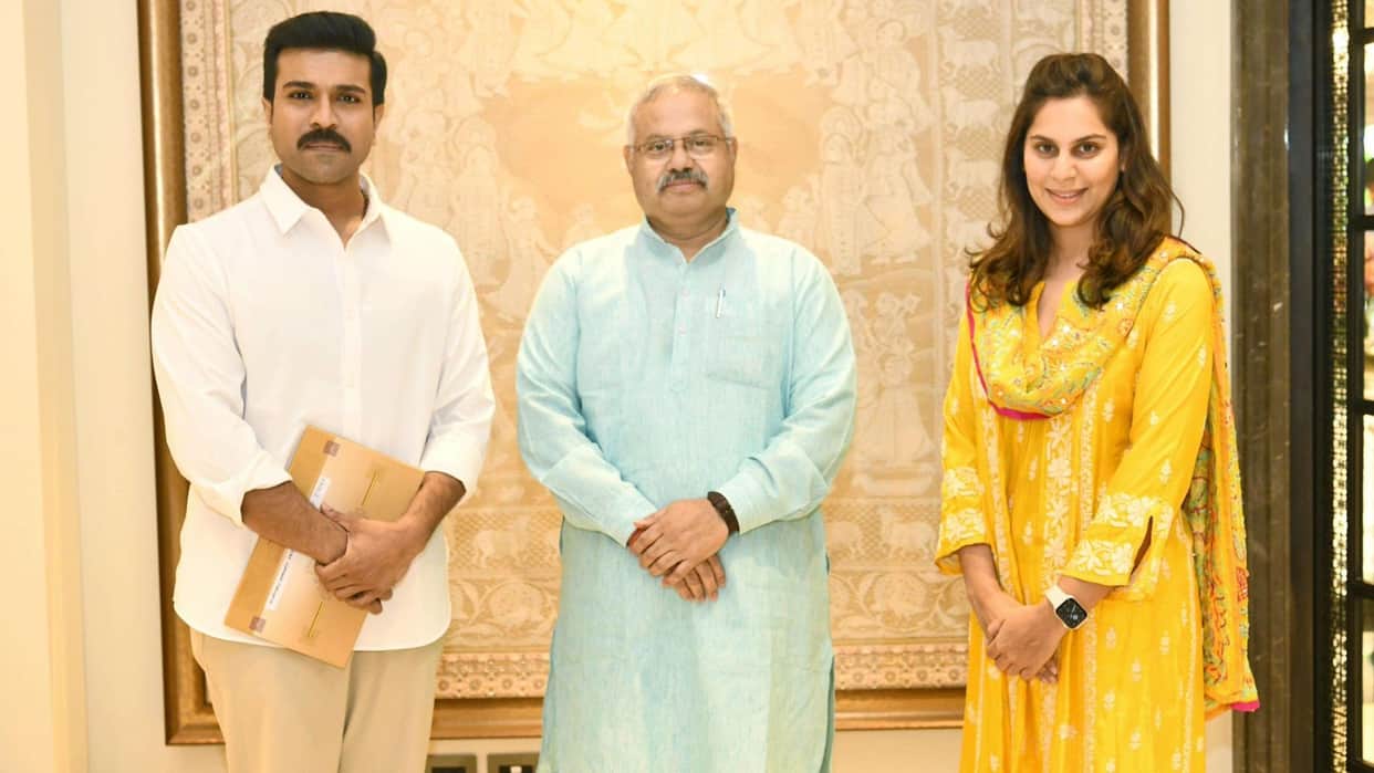 Ram Charan and Upasana Kamineni received the invitation for the Ayodhya Ram Mandir Inaugration