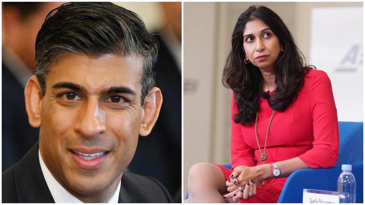 Sacked minister Suella Braverman hits out at UK PM Rishi Sunak's Rwanda bill
