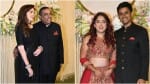 मुकेश अंबानी और नीता अंबानी, आयरा खान-नूपुर शिकरे