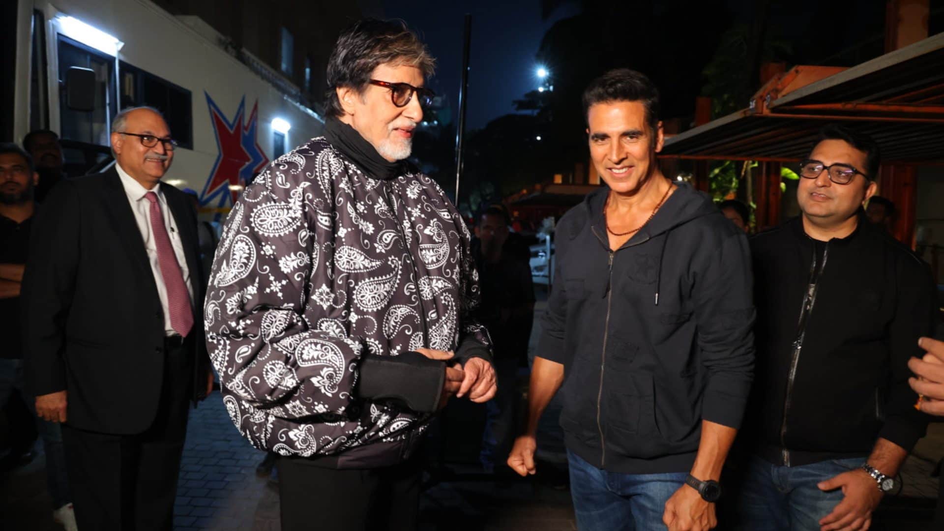 Amitabh Bachchan Reveals He recently underwent Hand Surgery shares Ad Shoot post With Akshay Kumar and Suriya
