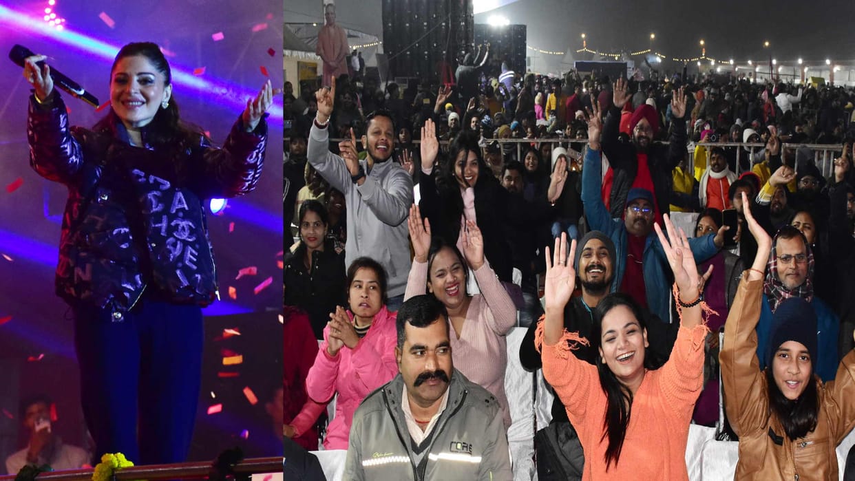 Gorakhpur Mahotsav Kanika kapoor won hearts of Gorakhpur people by singing all hit songs