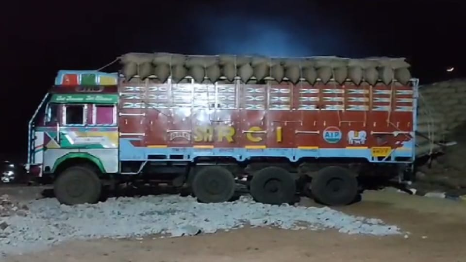 Action taken on illegal paddy storage