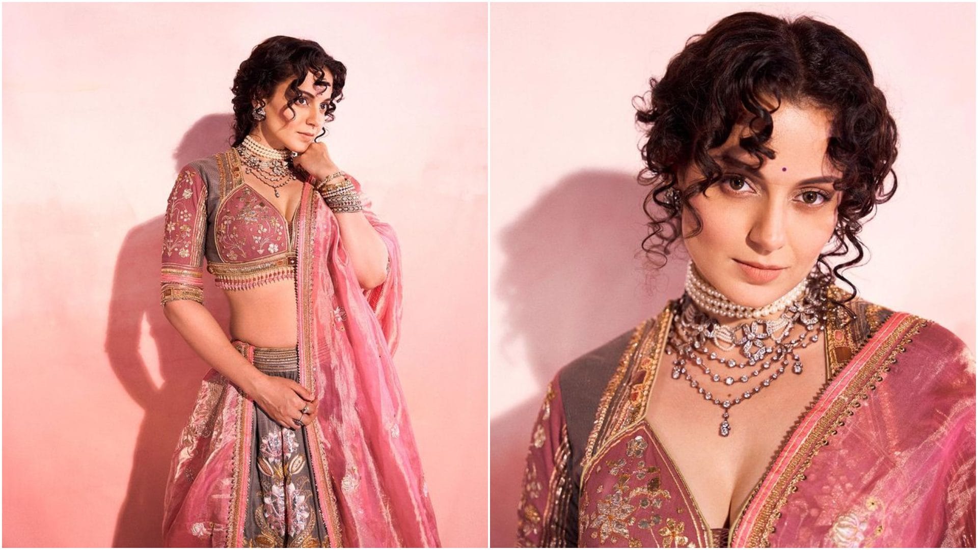 Kangana Ranaut attend Aamir Khan daughter Ira Khan and Nupur Shikhare Reception Greets Paps With Jai Siya Ram
