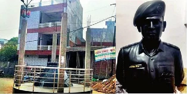 second death anniversary of Captain Abhishek Mishra,  Could not even roof the memorial of the martyr Captain