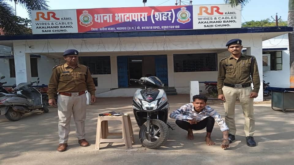 पुलिस की गिरफ्त में आरोपी