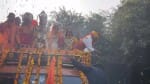मेरठ में जन जागरण यात्रा निकाली गई।