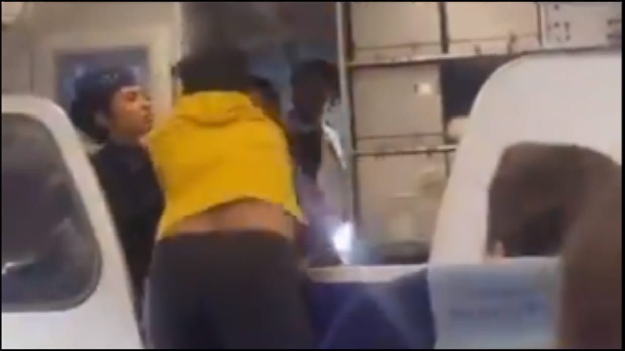 Video a passenger hit an IndiGo captain inside the aircraft while the pilot was making an announcement