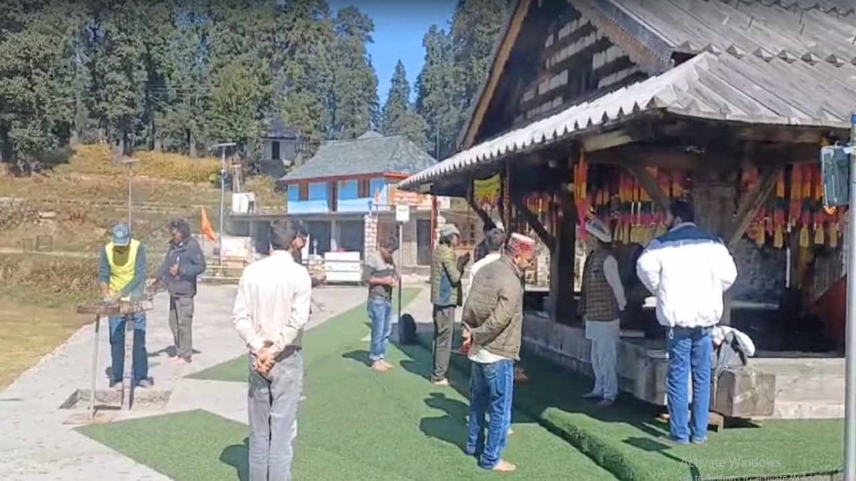 amid cold wave, the doors of Bada Dev Kamrunag remained closed till March.