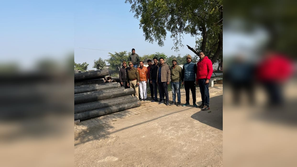 The gang that blew pipes worth Rs 48 lakh of Jal Jeevan Mission Scheme is in the grip
