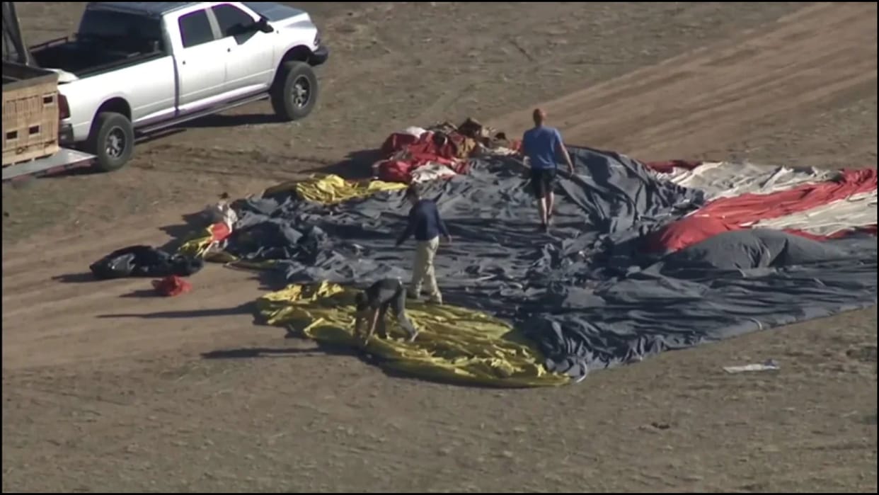 Four people dead and one critically injured after hot air balloon crashed in Arizona desert